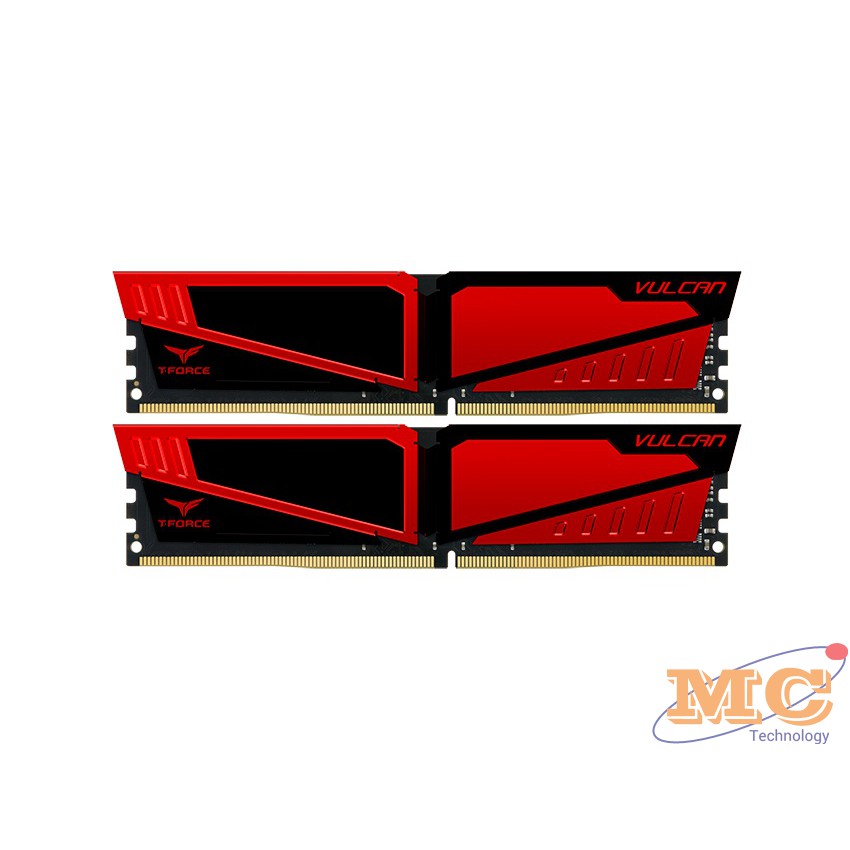 Click để xem ảnh lớn Ram TEAMGROUP Vulcan 8GB DDR4-2400MHz tản nhiệt nhôm (made in TAIWAN)