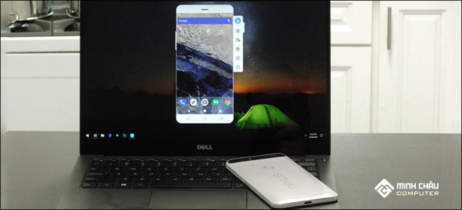 Android - Một trong các cách chiếu màn hình điện thoại lên máy tính
