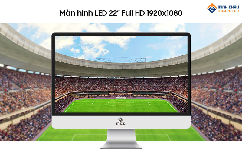 Máy tính All In One MCC trang bị màn hình LED 1920x1080