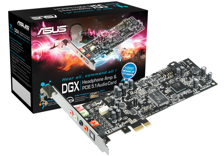 Cạc âm thanh sound ASUS XONAR-DGX 5.1 PCI