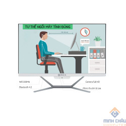 PC All In One MCC 9464P4+ CPU i5 9400, 16GB DDR4, 480GB SSD, IPS 24", WIFI, BLUETOOTH, MIC, CAMERA 3.1Mpx