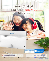 PC All In One MCC 3241P24 CPU Core i3 3220 Processor, 4GB DDR3, 128GB SSD, Camera, WIFI, MIC, 24" FHD