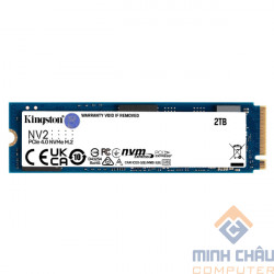 Ổ cứng SSD Kingston SNV2S 2TB NVMe M.2 2280 PCIe Gen 4x4 (Đọc 3500MB/s - Ghi 2800MB/s) - (SNV2S/2000G)
