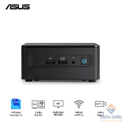 Bộ Mini PC ASUS Intel NUC13 PRO Tall RNUC13ANHi3 ( i3-1315U/ 2xDDR4-3200 / 3xNVMe, SATA/ 2x HDMI 2.1/2x DP 1.4a/ VESA MOUNT )