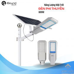 Đèn đường phi thuyền năng lượng mặt trời 600W iSound Solar PT600