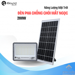 Đèn năng lượng mặt trời Mắt Ngọc 200W iSound Solar MN200