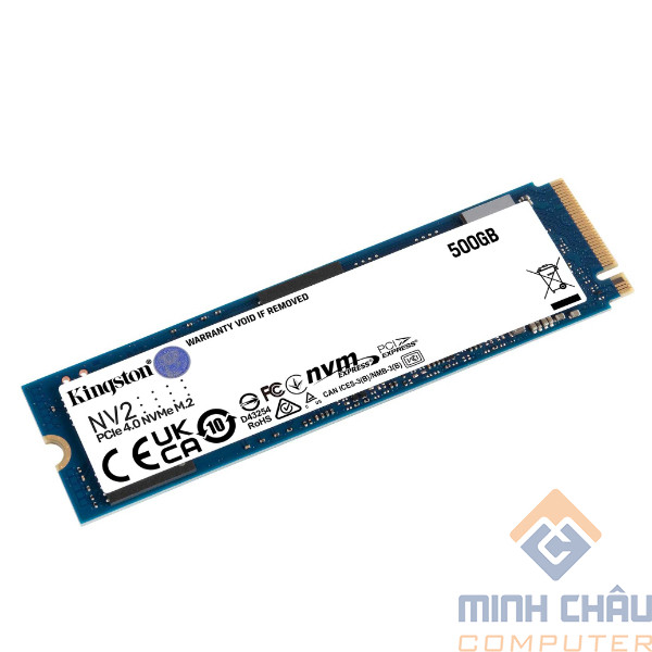 Ổ cứng SSD Kingston SNV2S 500GB NVMe M.2 2280 PCIe Gen 4x4 (Đọc 3500MB/s - Ghi 2100MB/s) - (SNV2S/500G)