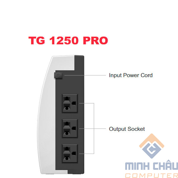 Bộ lưu điện Santak TG1250-PRO (Offline/ 1250VA/600W)