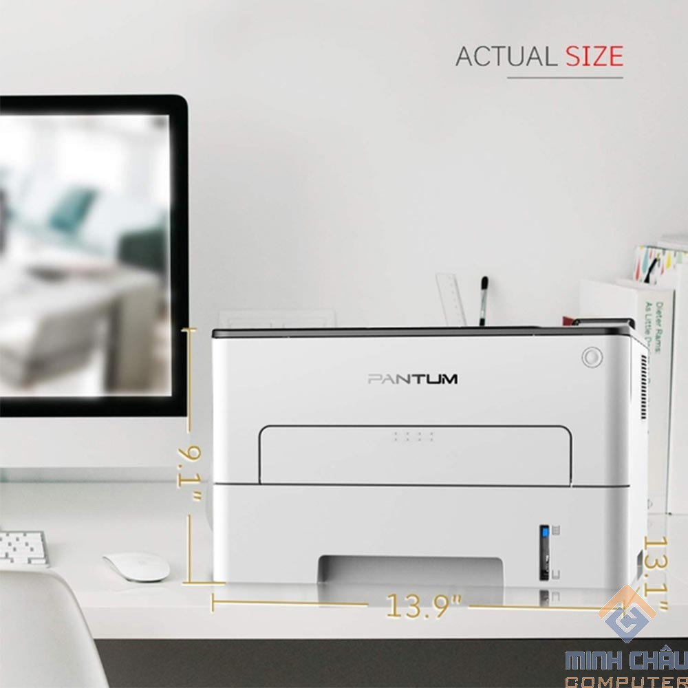 Máy in laser đen trắng PANTUM P3302DW (A4/A5/ Đảo mặt/ USB/ LAN/ WIFI)